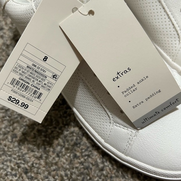 Women's White Maddison Sneakers - Picture 11 of 12